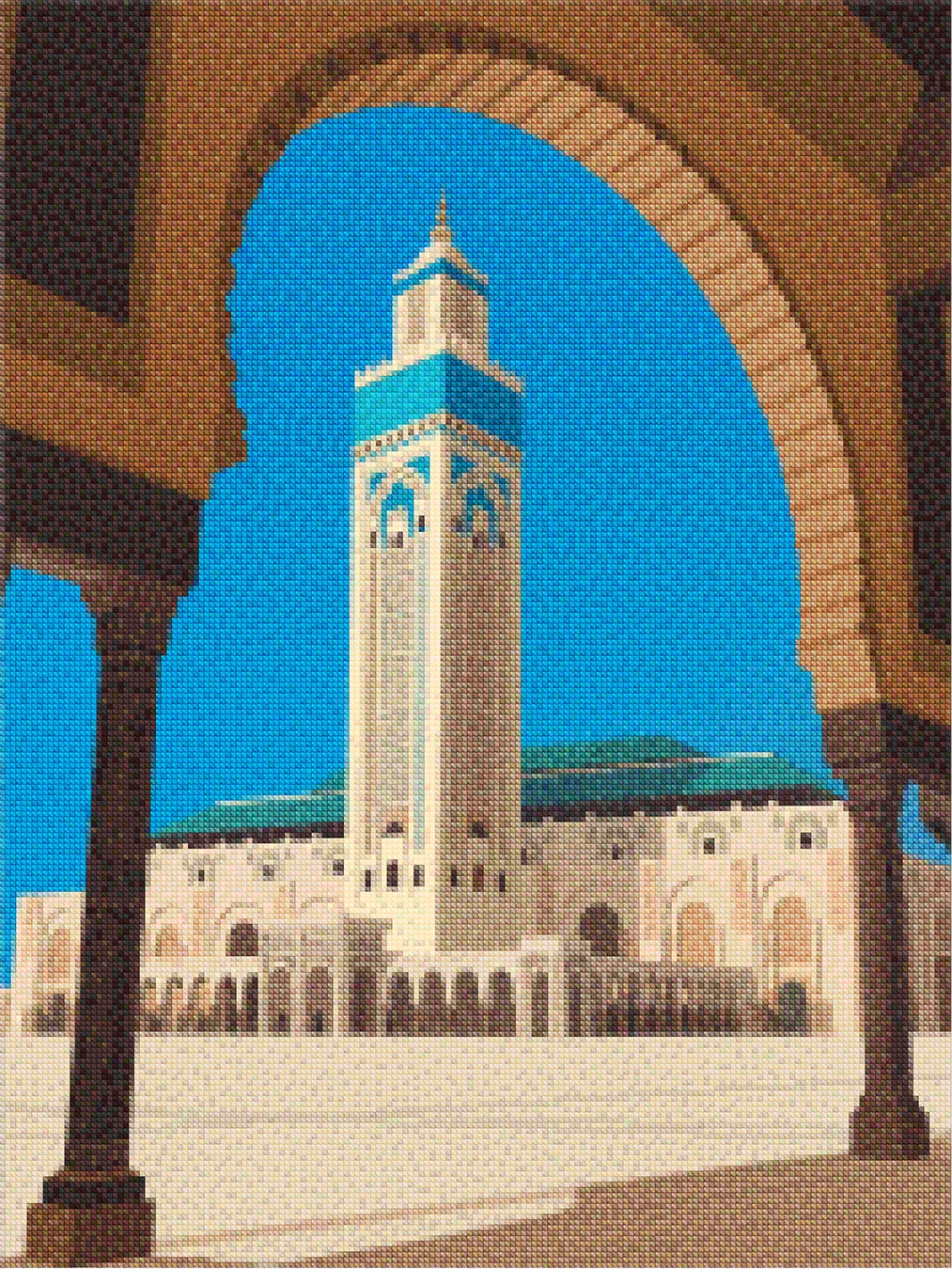 Diamond Painting - Hassan II-Moskee
