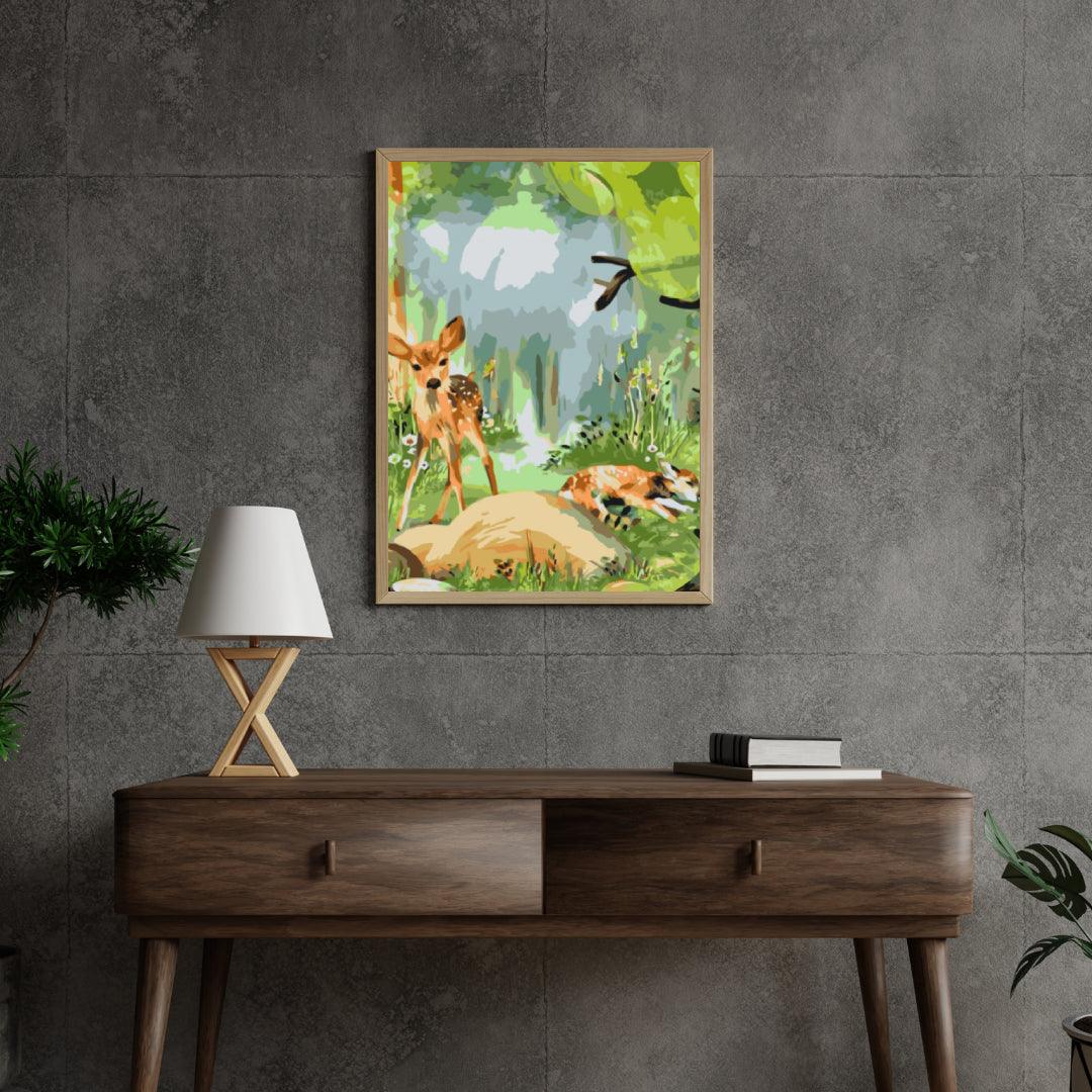 Diamond Painting - Herten in het bos - SEOS®