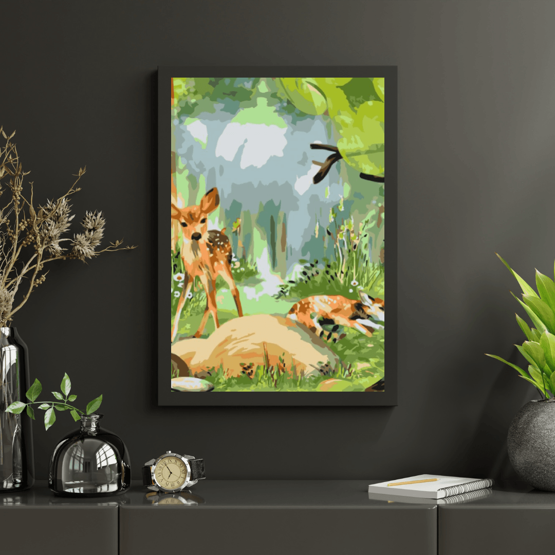 Diamond Painting - Herten in het bos - SEOS®