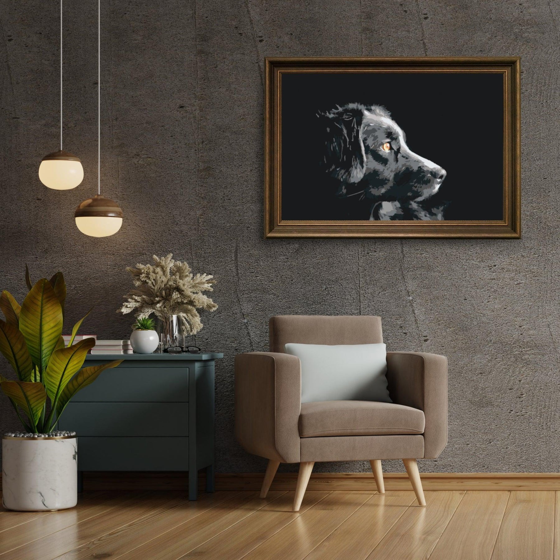 Diamond Painting - Het uitzicht van de hond - SEOS®