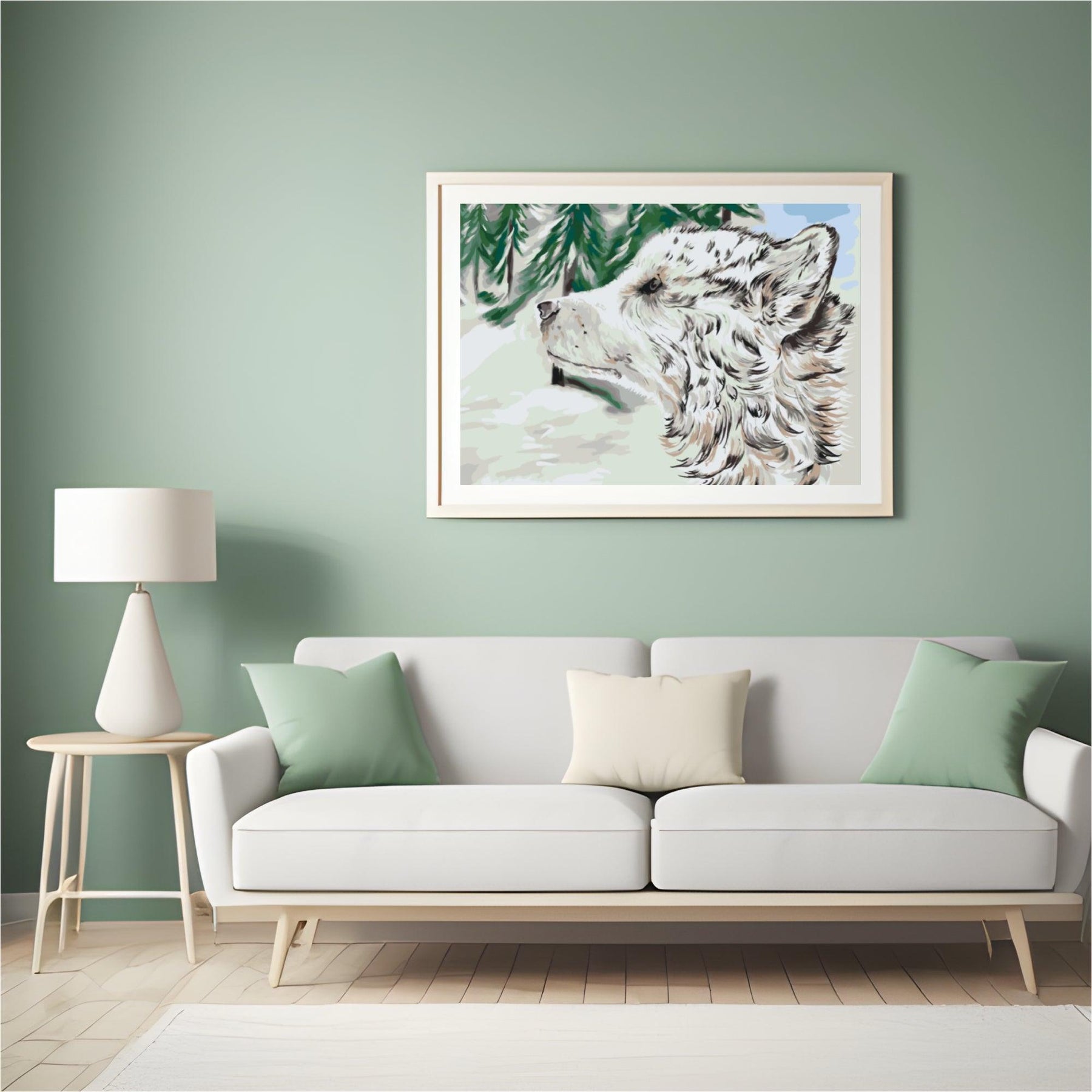 Diamond Painting - Hond in de sneeuw - SEOS®