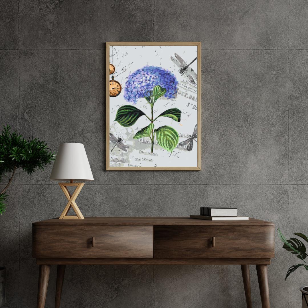 Diamond Painting - Hortensia’s en libellen - SEOS®