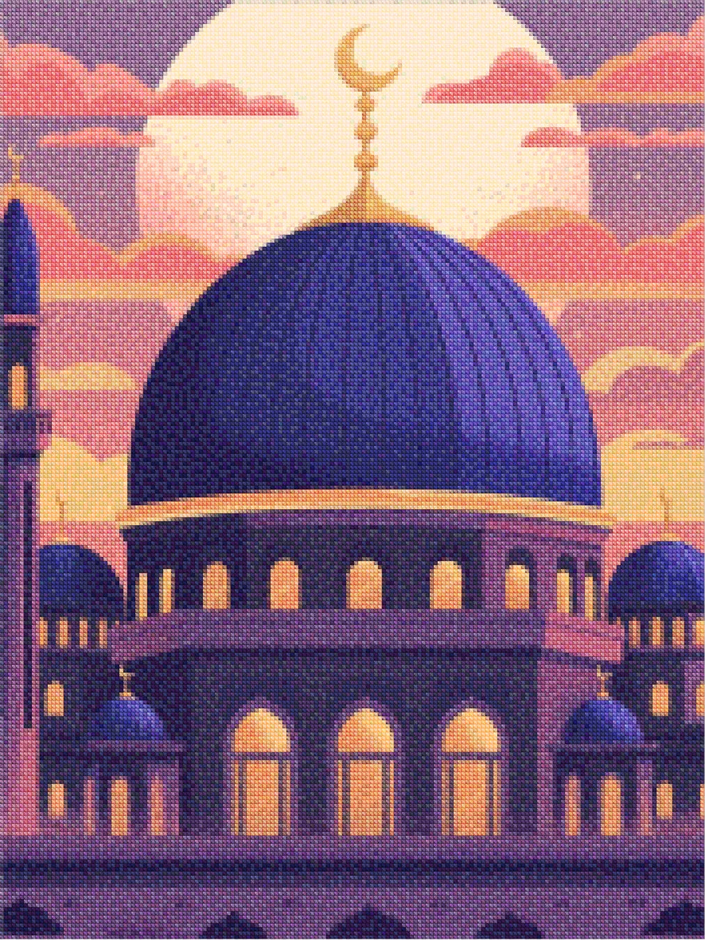 Diamond Painting - Islamitische Zonsondergang