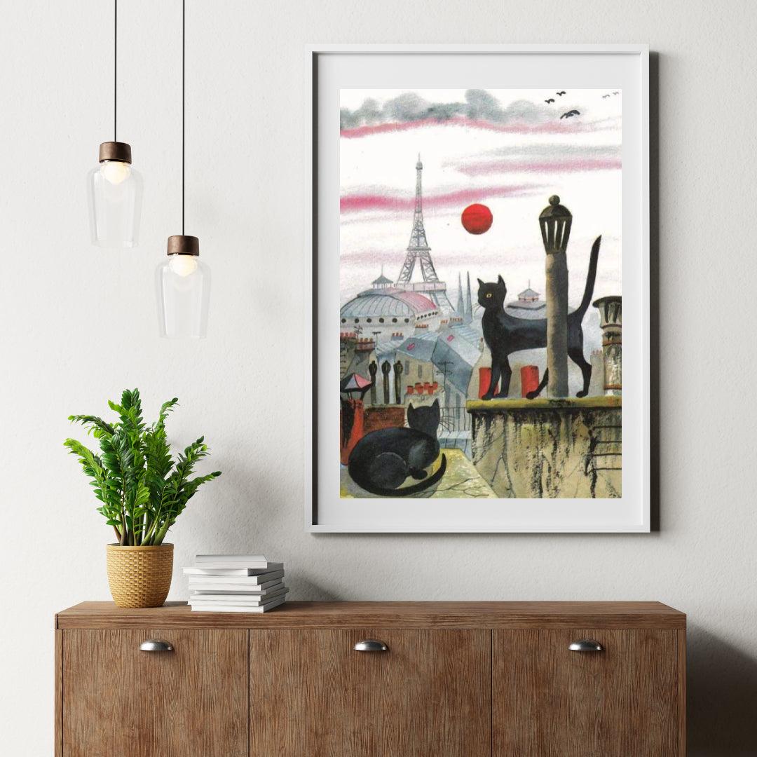 Diamond Painting - Kat in Parijs - SEOS®