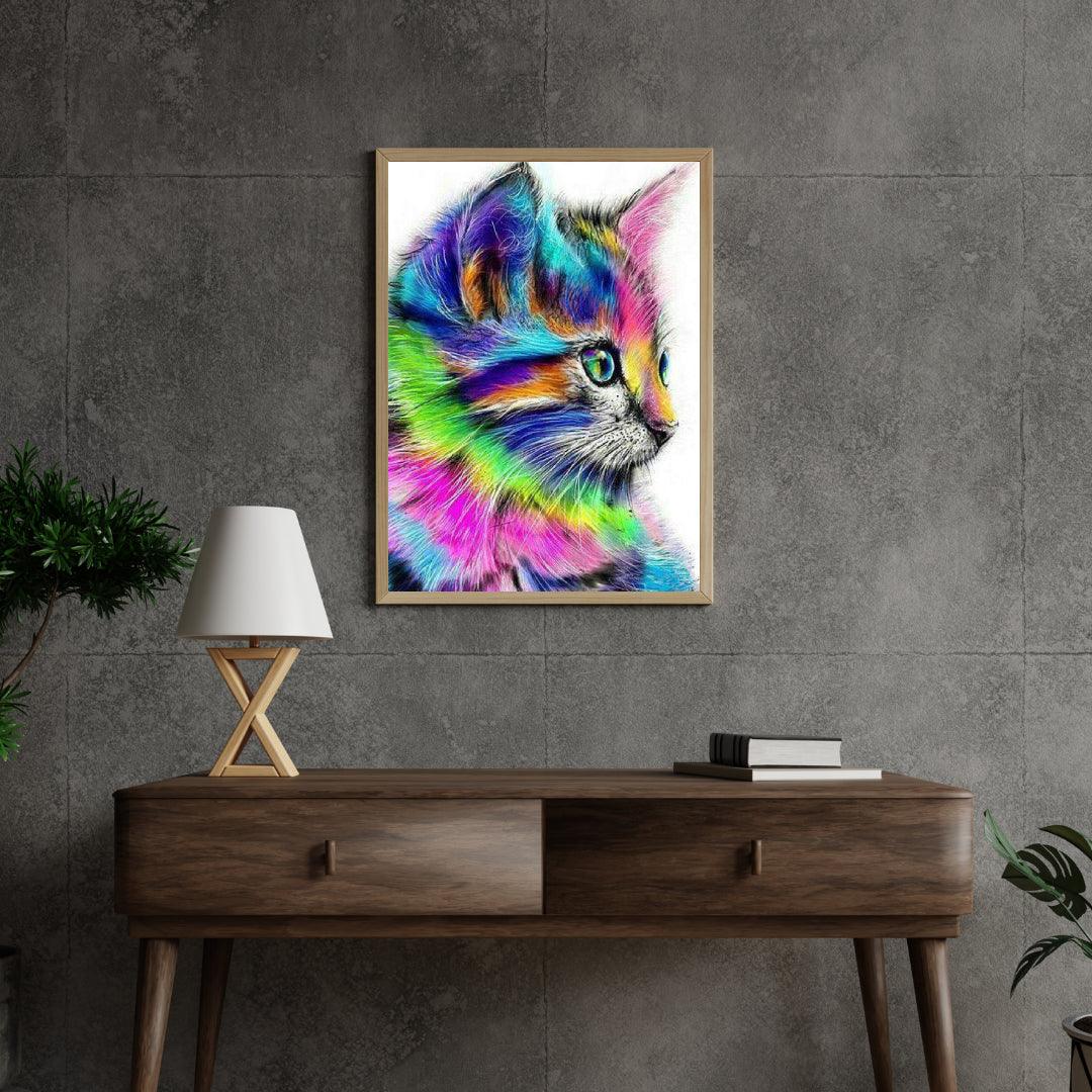 Diamond Painting - Kat in verschillende kleuren - SEOS®
