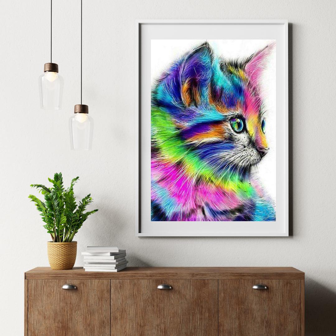 Diamond Painting - Kat in verschillende kleuren - SEOS®