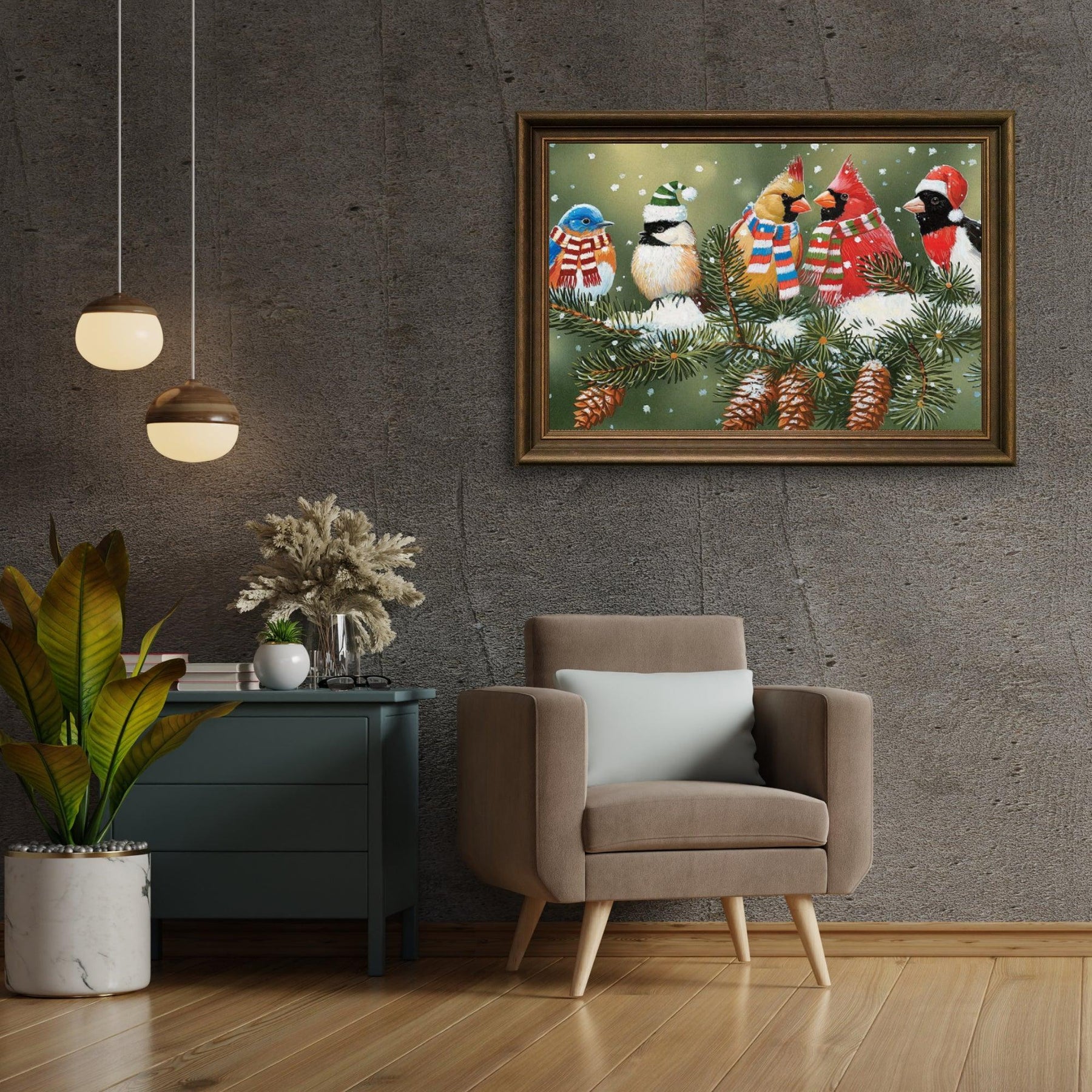 Diamond Painting - Kerstmis vogels - SEOS®