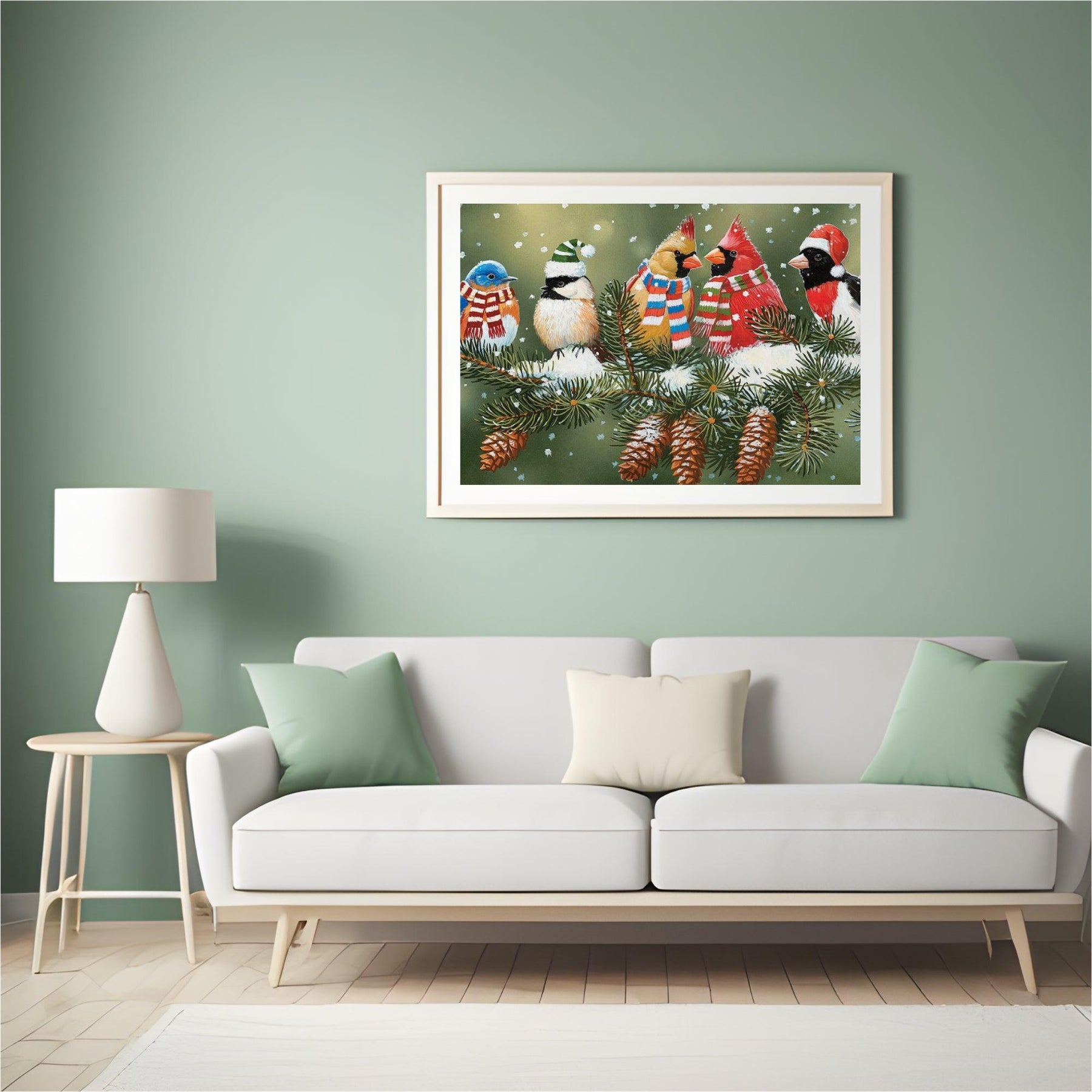Diamond Painting - Kerstmis vogels - SEOS®