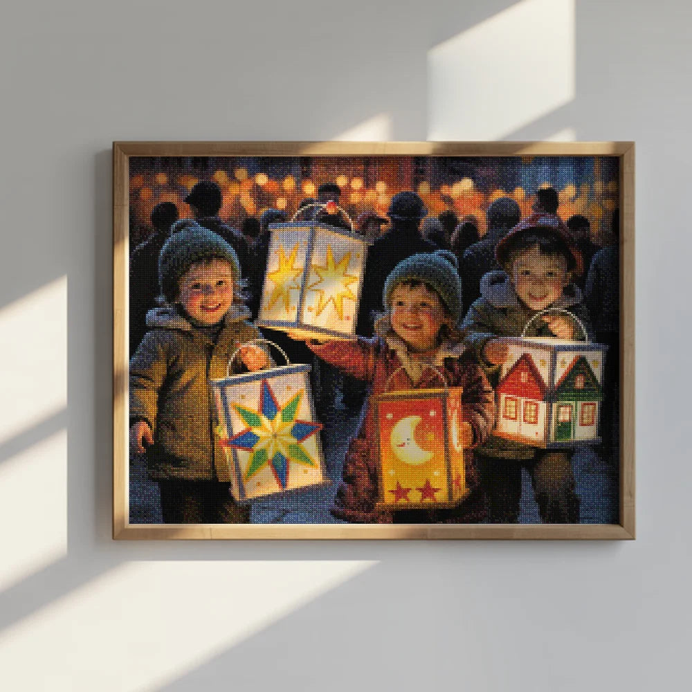 Diamond Painting - Lantaarnoptocht