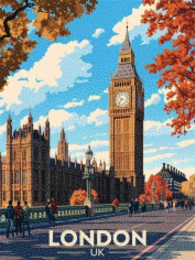 Diamond Painting - Londen, Verenigd Koninkrijk
