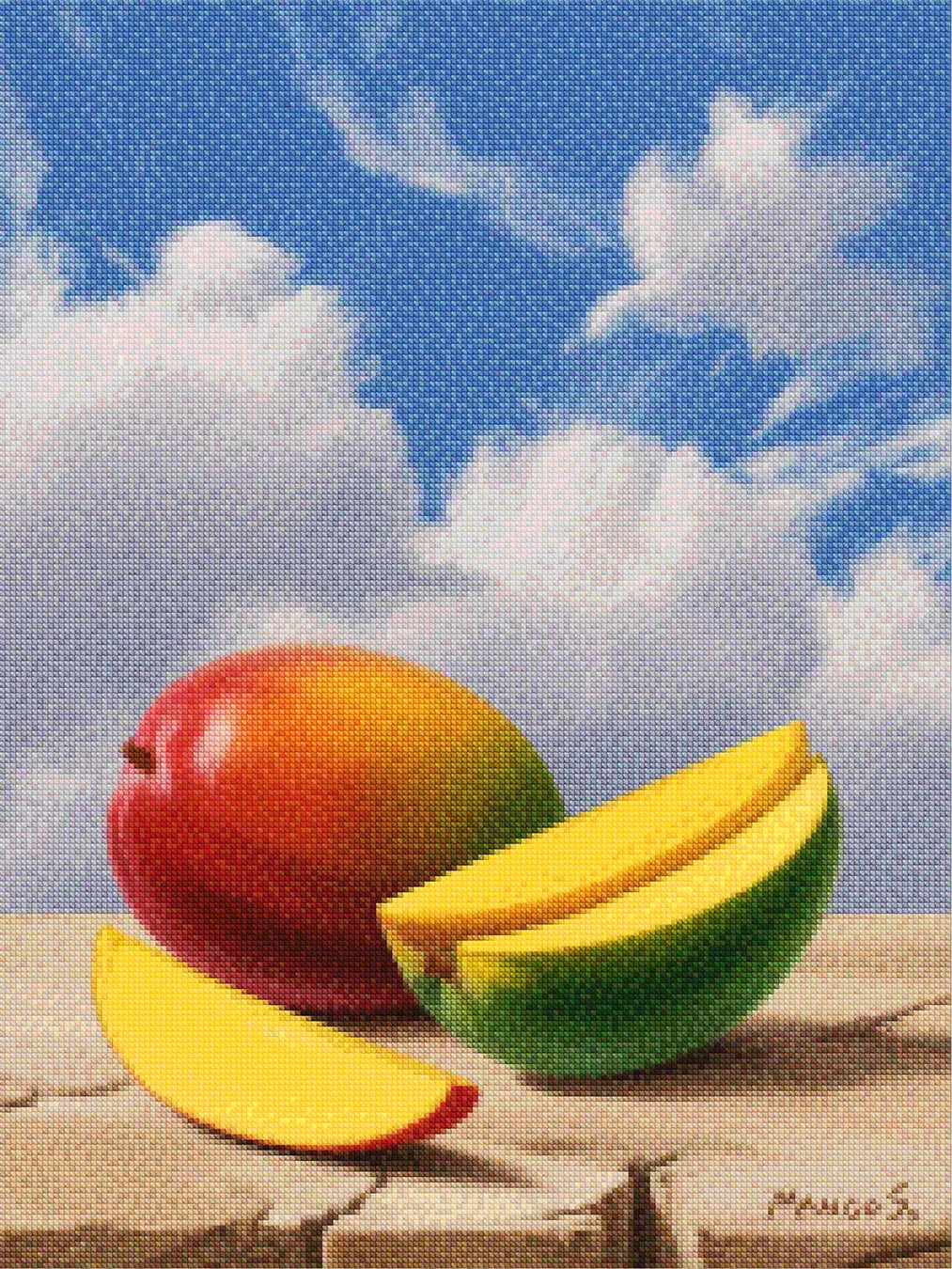 Diamond Painting - Mango luchten