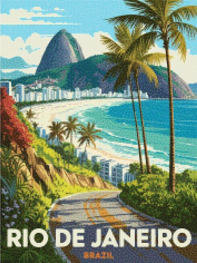 Diamond Painting - Rio, Brazilië