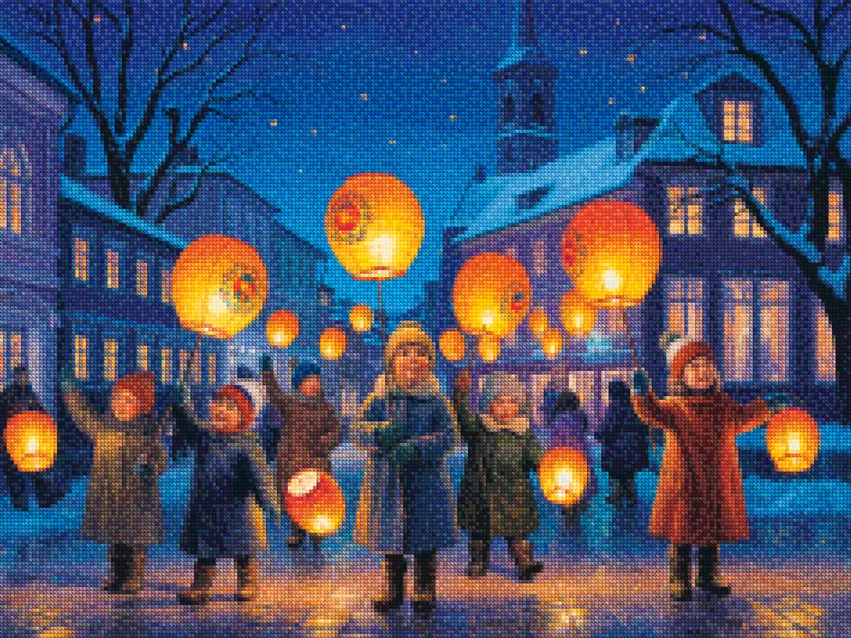 Diamond Painting - Sint-Maartenoptocht