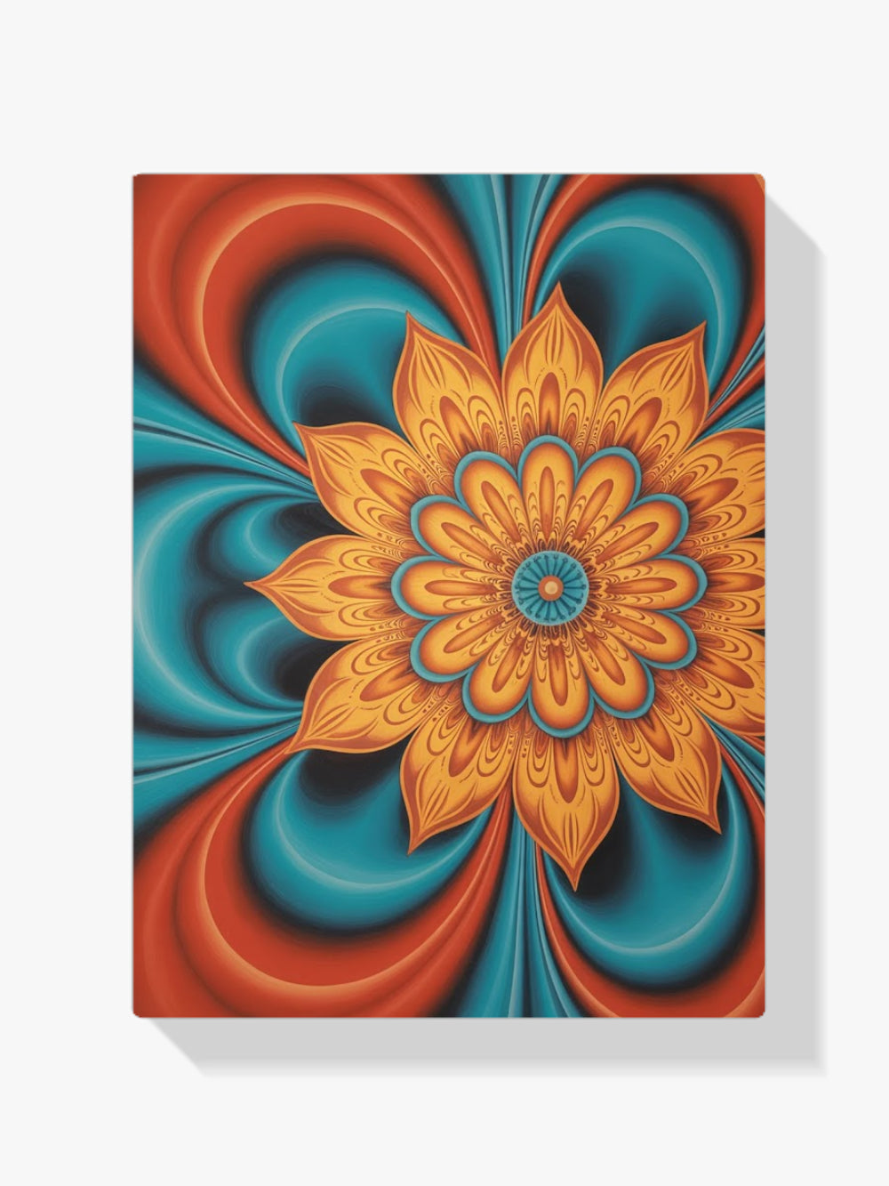 Diamond Painting - Spiralen van vuur en water