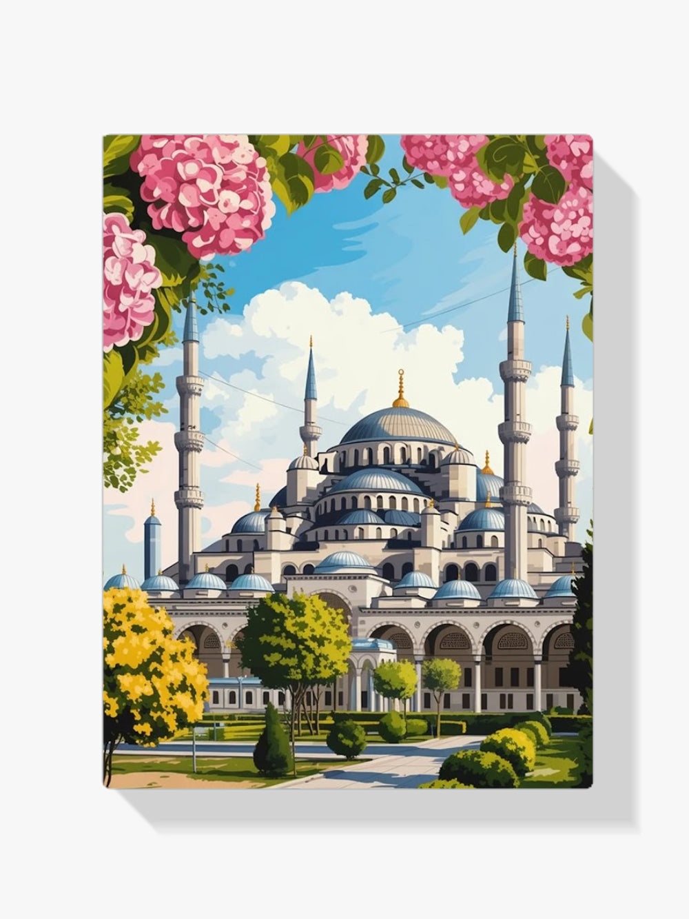 Diamond Painting - Tuin van de Blauwe Moskee