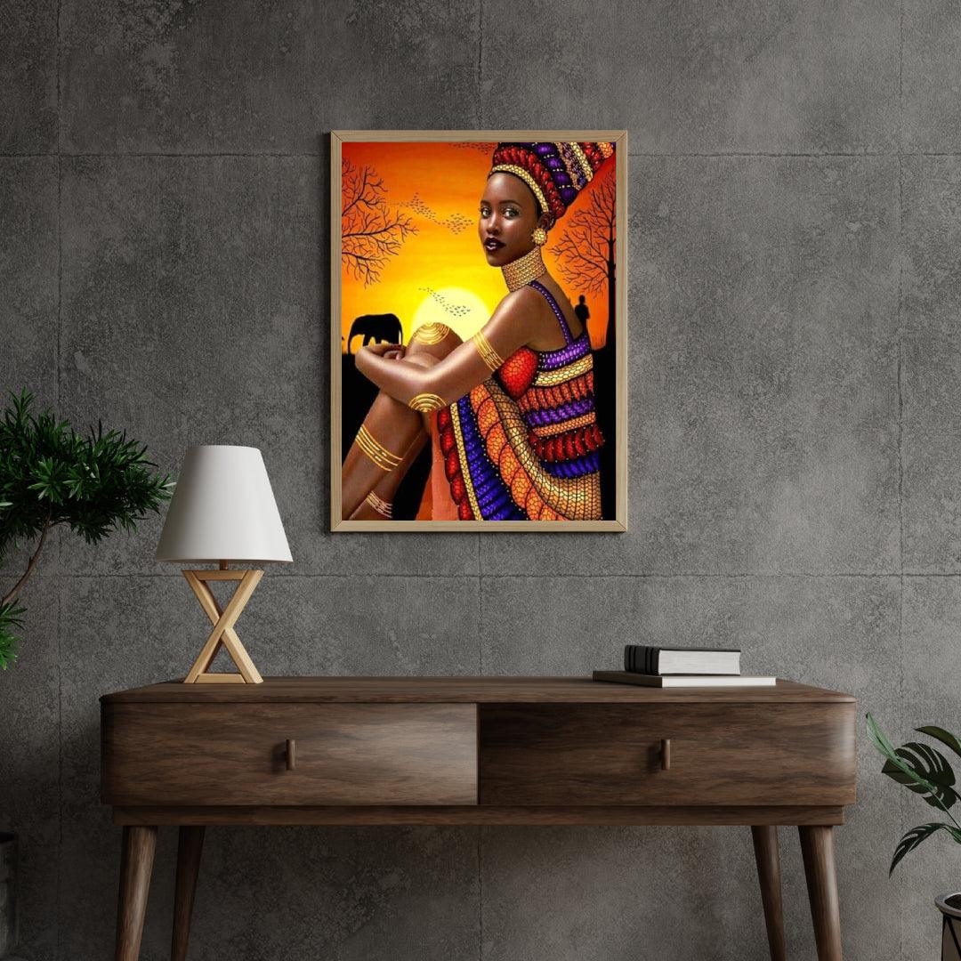 Diamond Painting Afrikaanse Vrouw - SEOS Shop ®