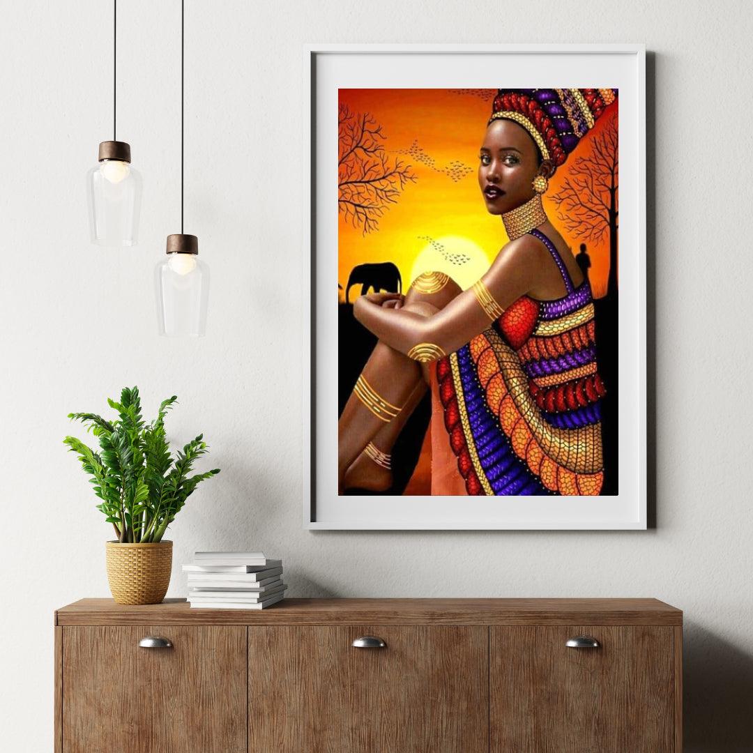 Diamond Painting Afrikaanse Vrouw - SEOS Shop ®