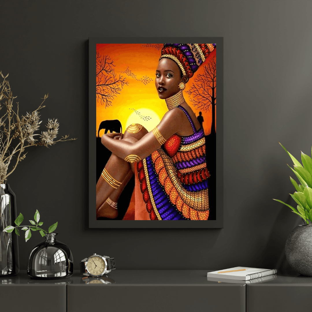 Diamond Painting Afrikaanse Vrouw - SEOS Shop ®