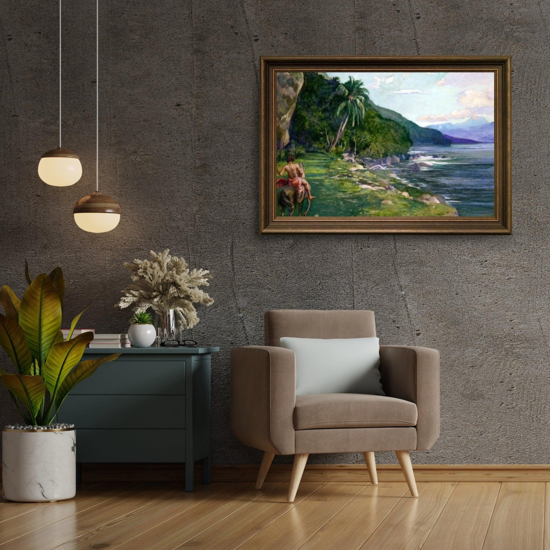Diamond Painting Een ruiterpad in Tahiti - SEOS Shop ®