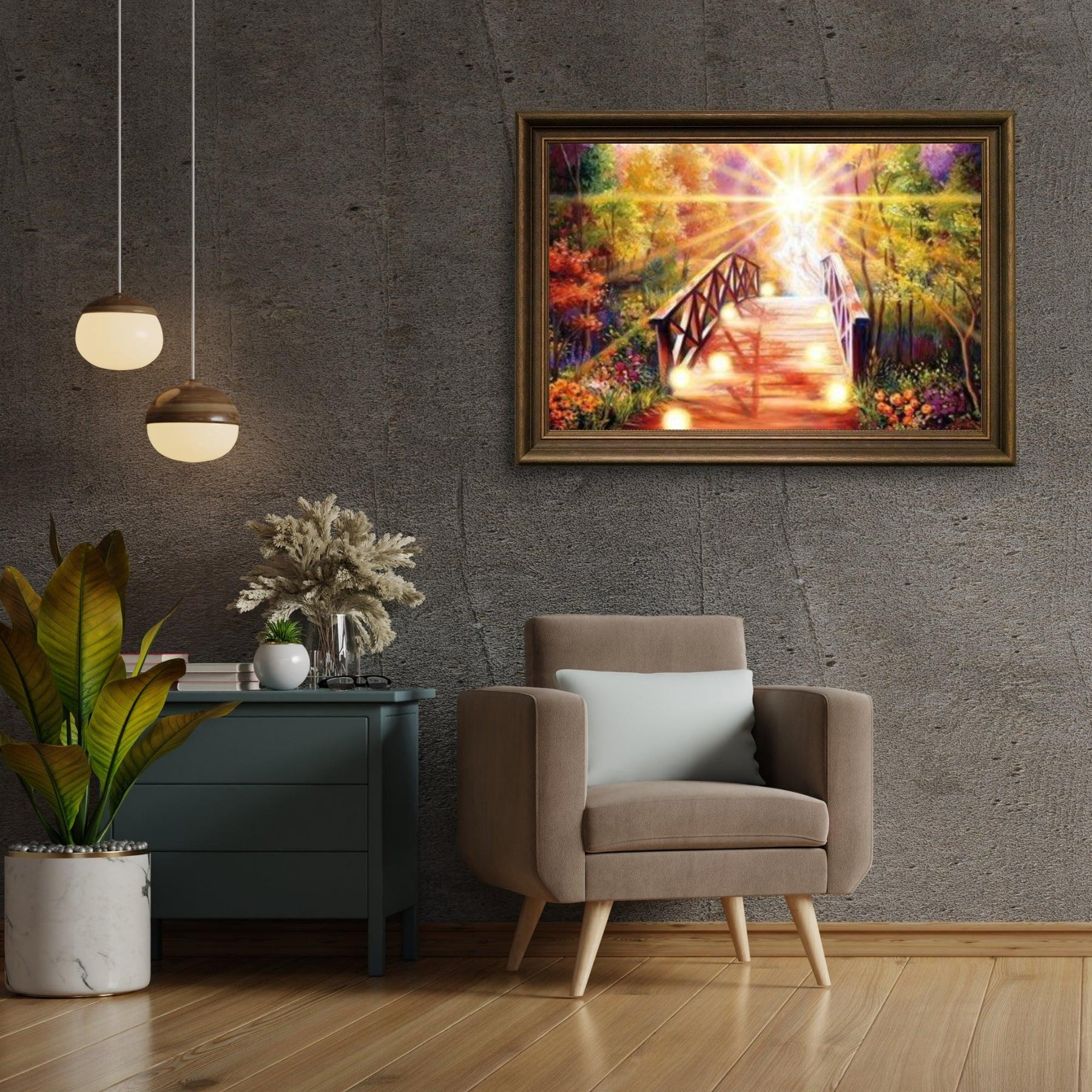 Diamond Painting Engel op brug - SEOS Shop ®