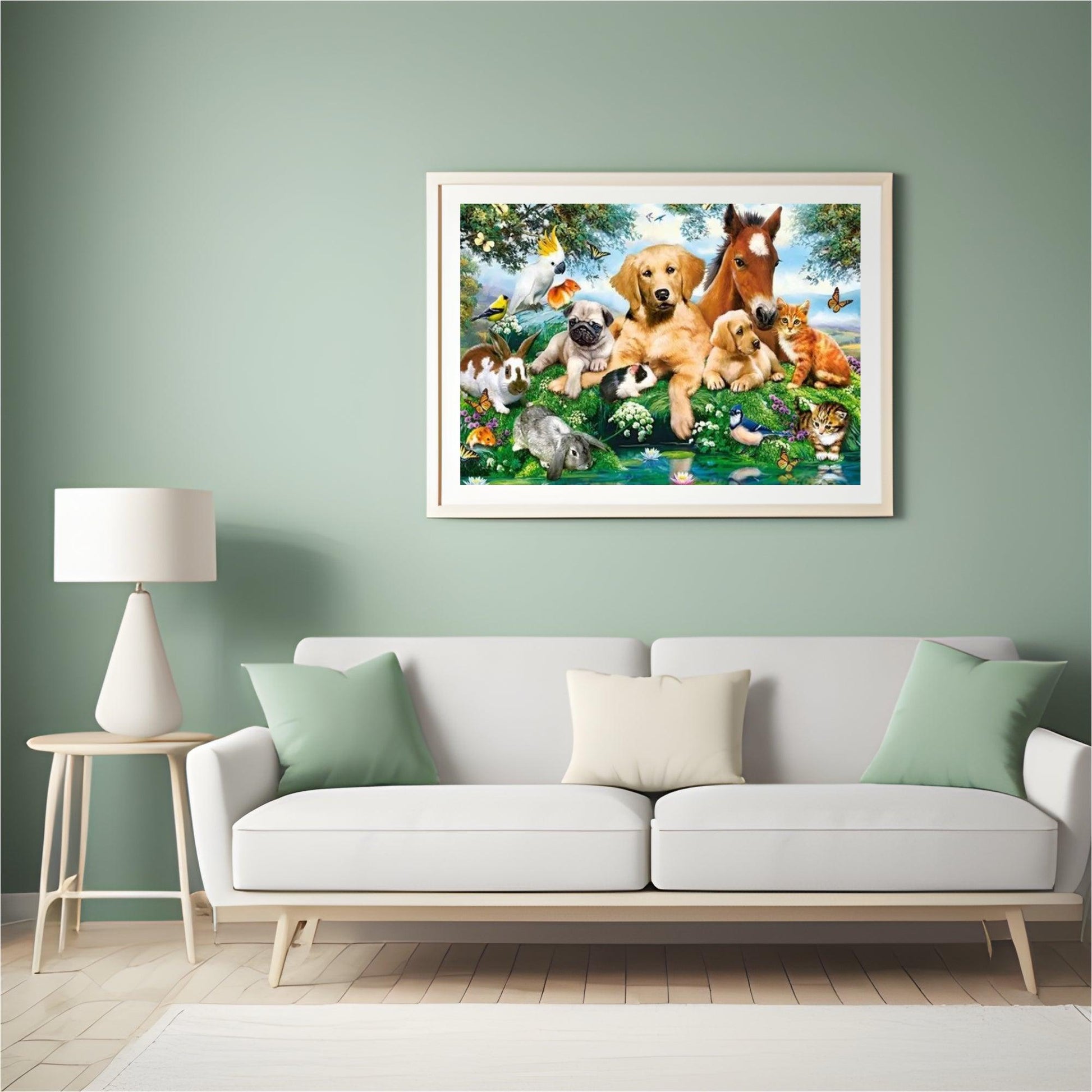 Diamond Painting Paard Hond Kat Parrot Vogels - SEOS Shop ®