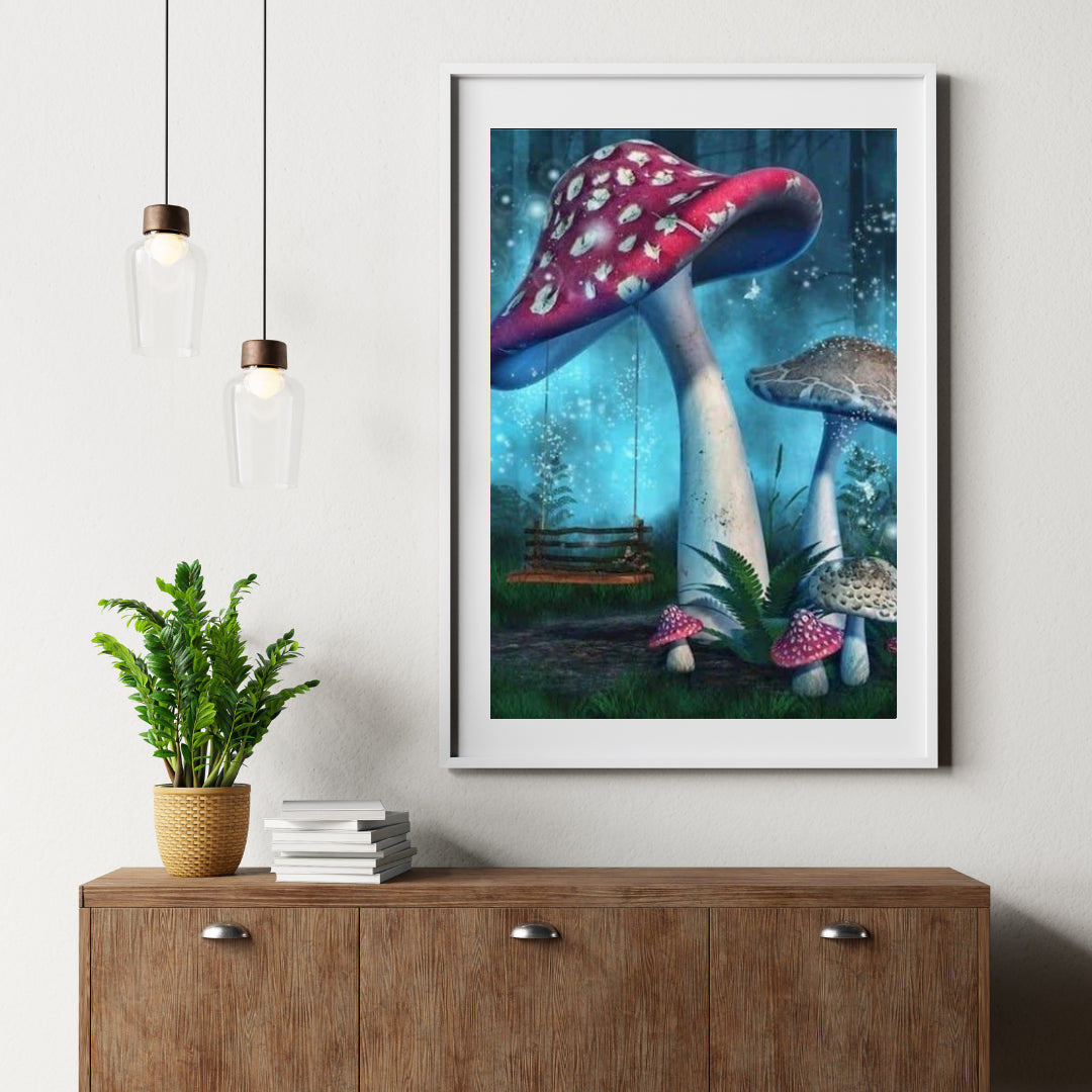 Diamond Painting Paarse Paddestoel - SEOS Shop ®