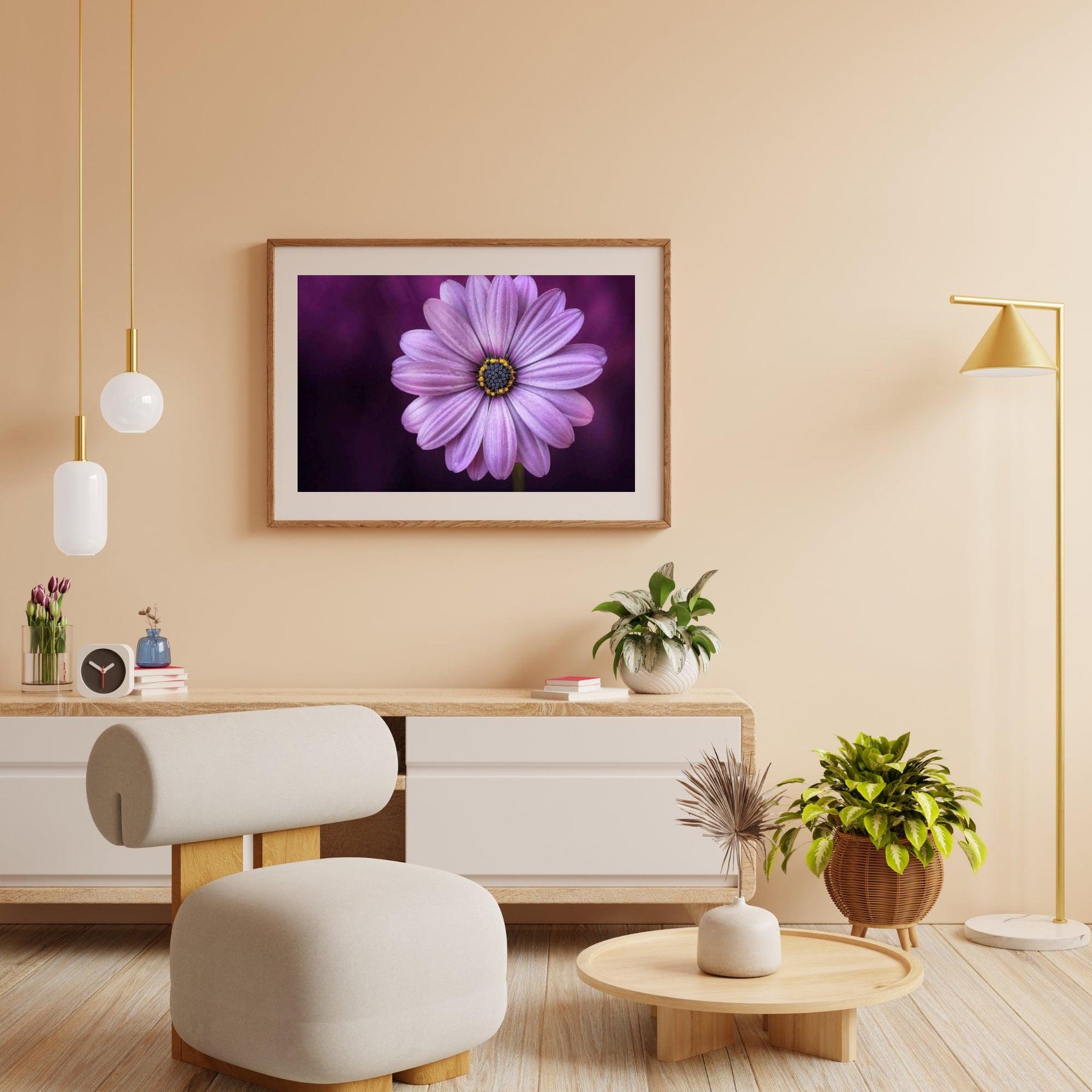 Diamond Painting Paarse bloem - SEOS Shop ®