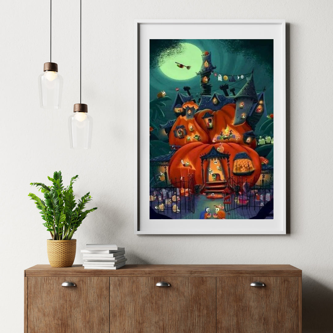 Diamond Painting Pompoen Kasteel - SEOS Shop ®