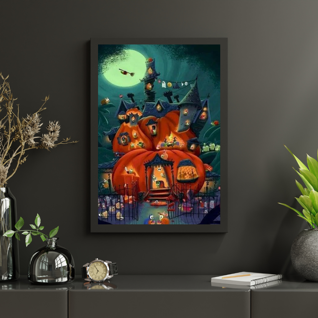 Diamond Painting Pompoen Kasteel - SEOS Shop ®