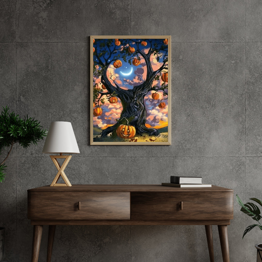Diamond Painting Pompoenen Boom - SEOS Shop ®