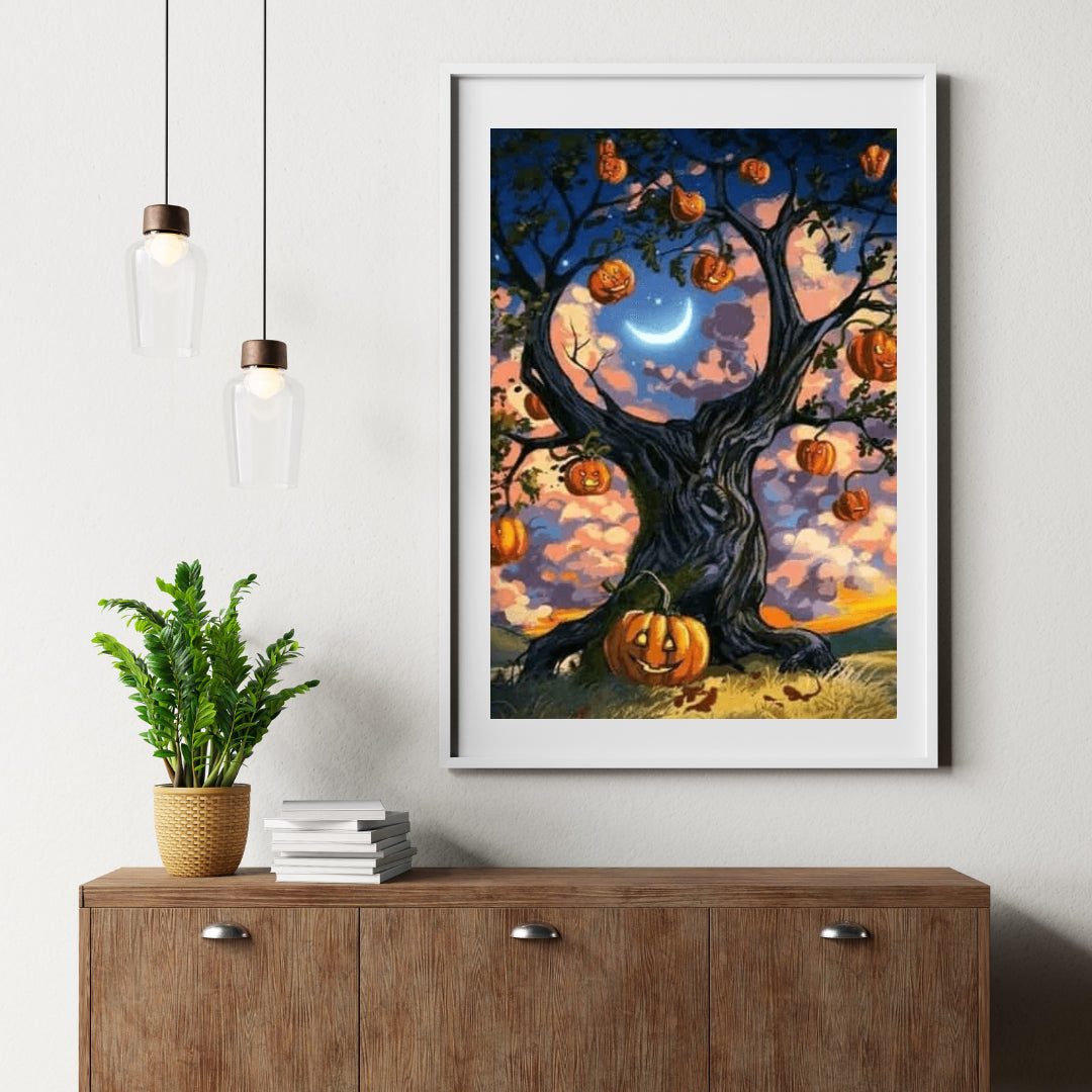 Diamond Painting Pompoenen Boom - SEOS Shop ®