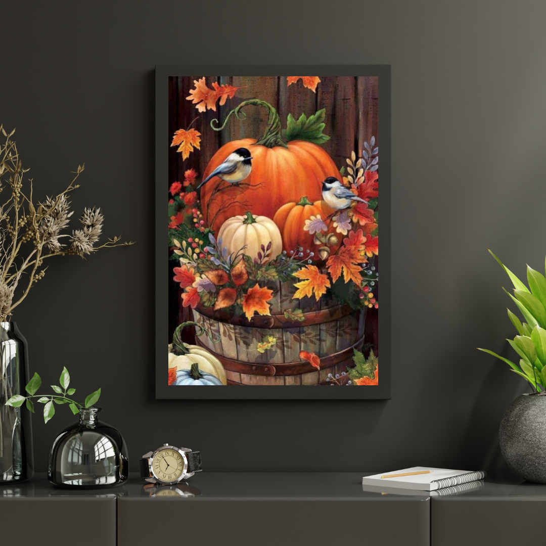 Diamond Painting Pompoenen En Vogels - SEOS Shop ®