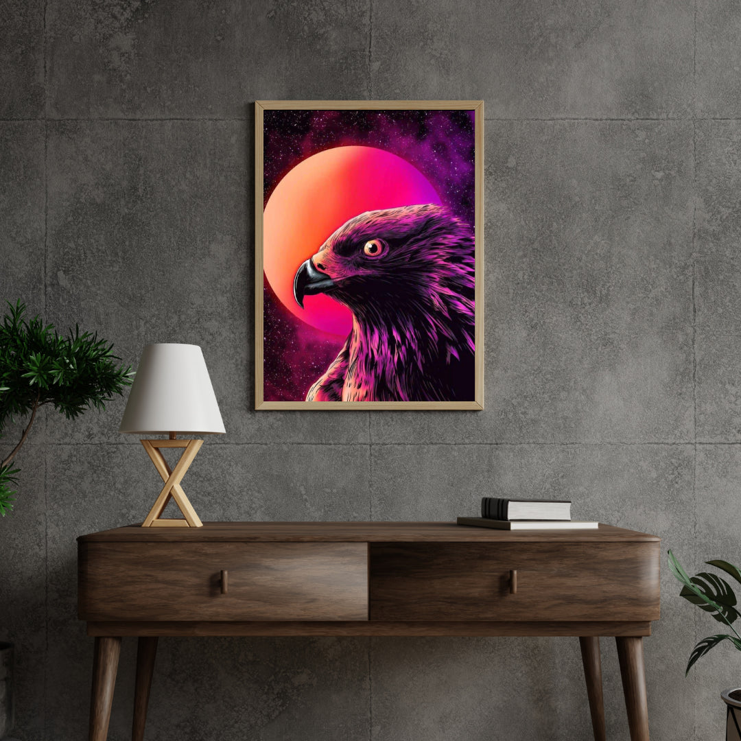 Diamond Painting Roofvogel In De Nacht - SEOS Shop ®
