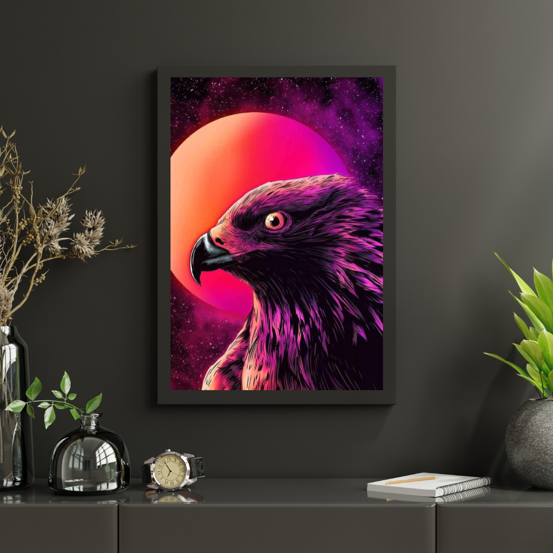 Diamond Painting Roofvogel In De Nacht - SEOS Shop ®