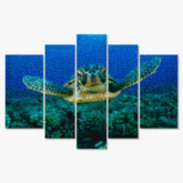 Diamond Painting Schildpad in de zee 5 luik - SEOS Shop ®