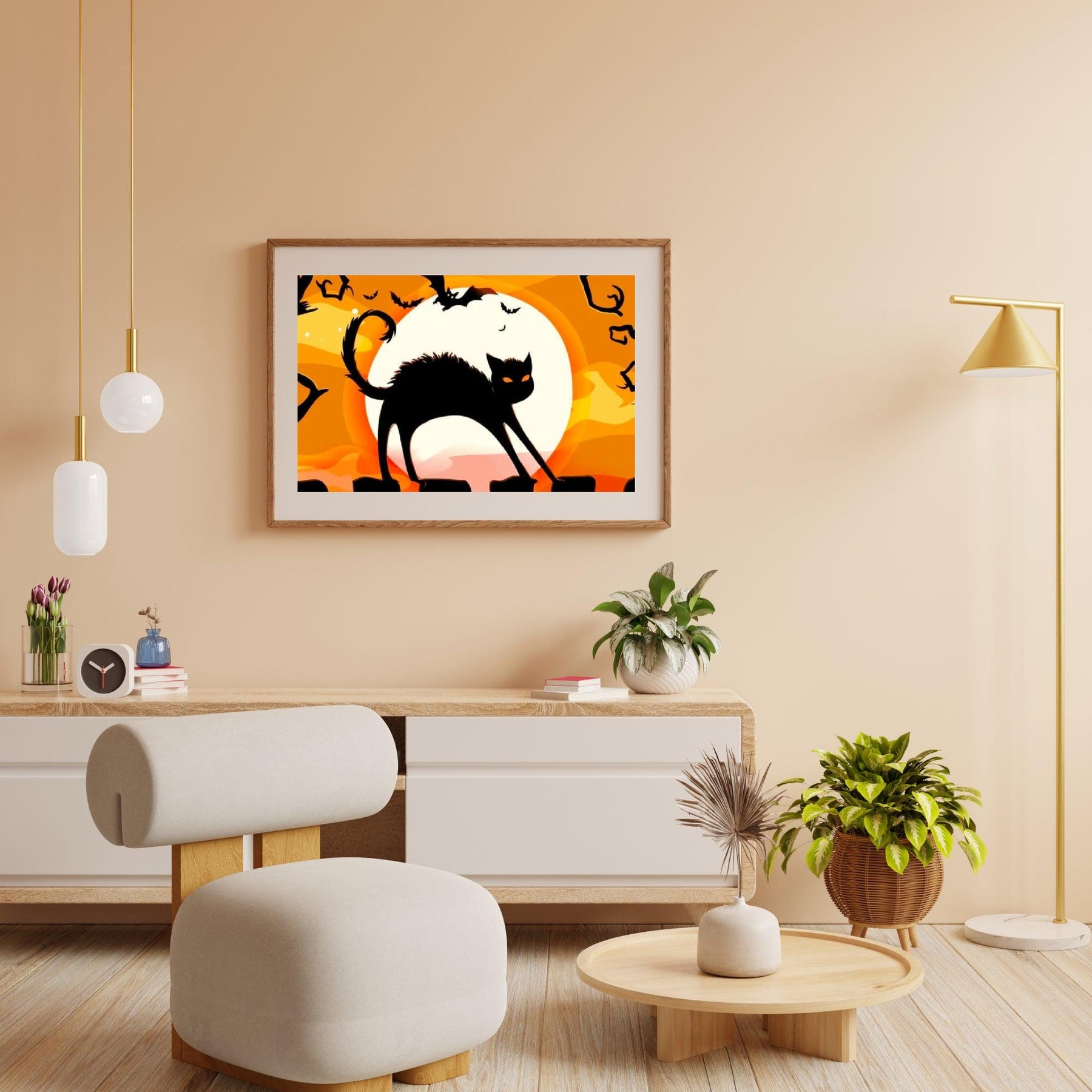 Diamond Painting Zwarte Kat In De Nacht - SEOS Shop ®