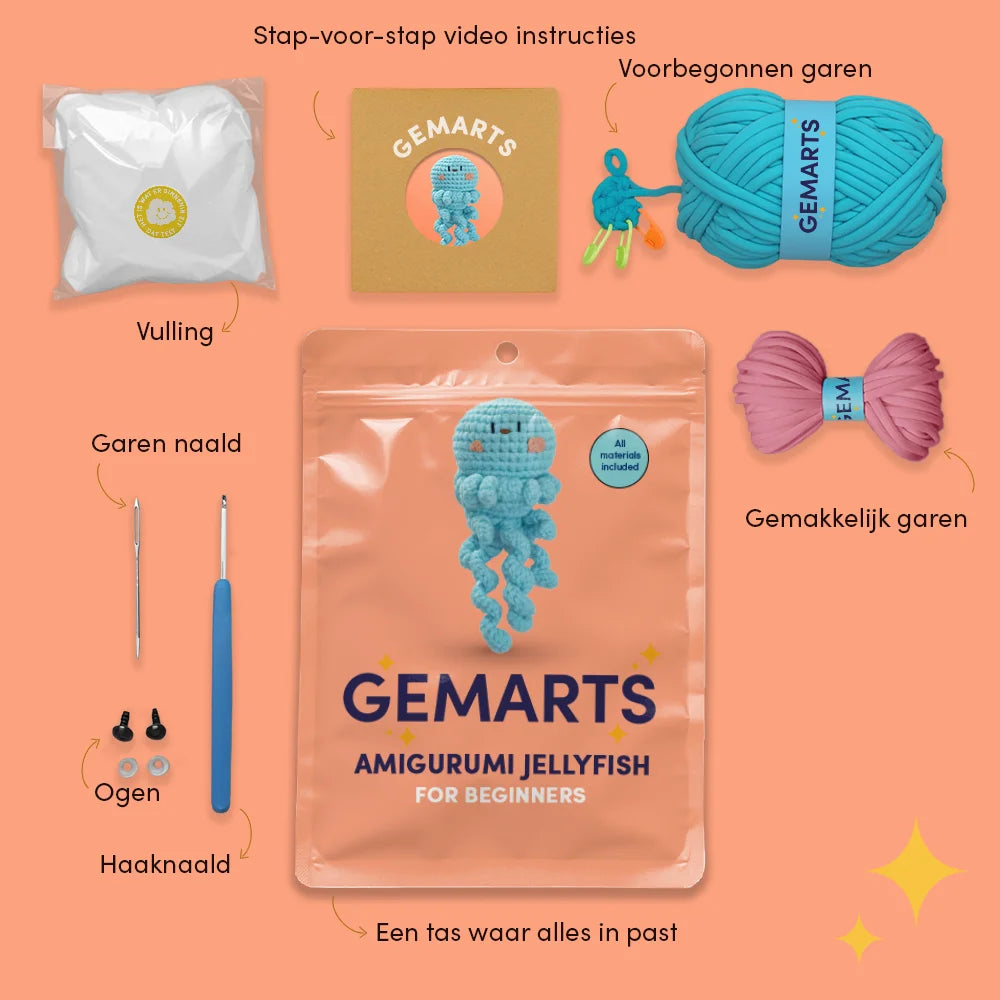 Amigurumi Kwallen - Gemarts