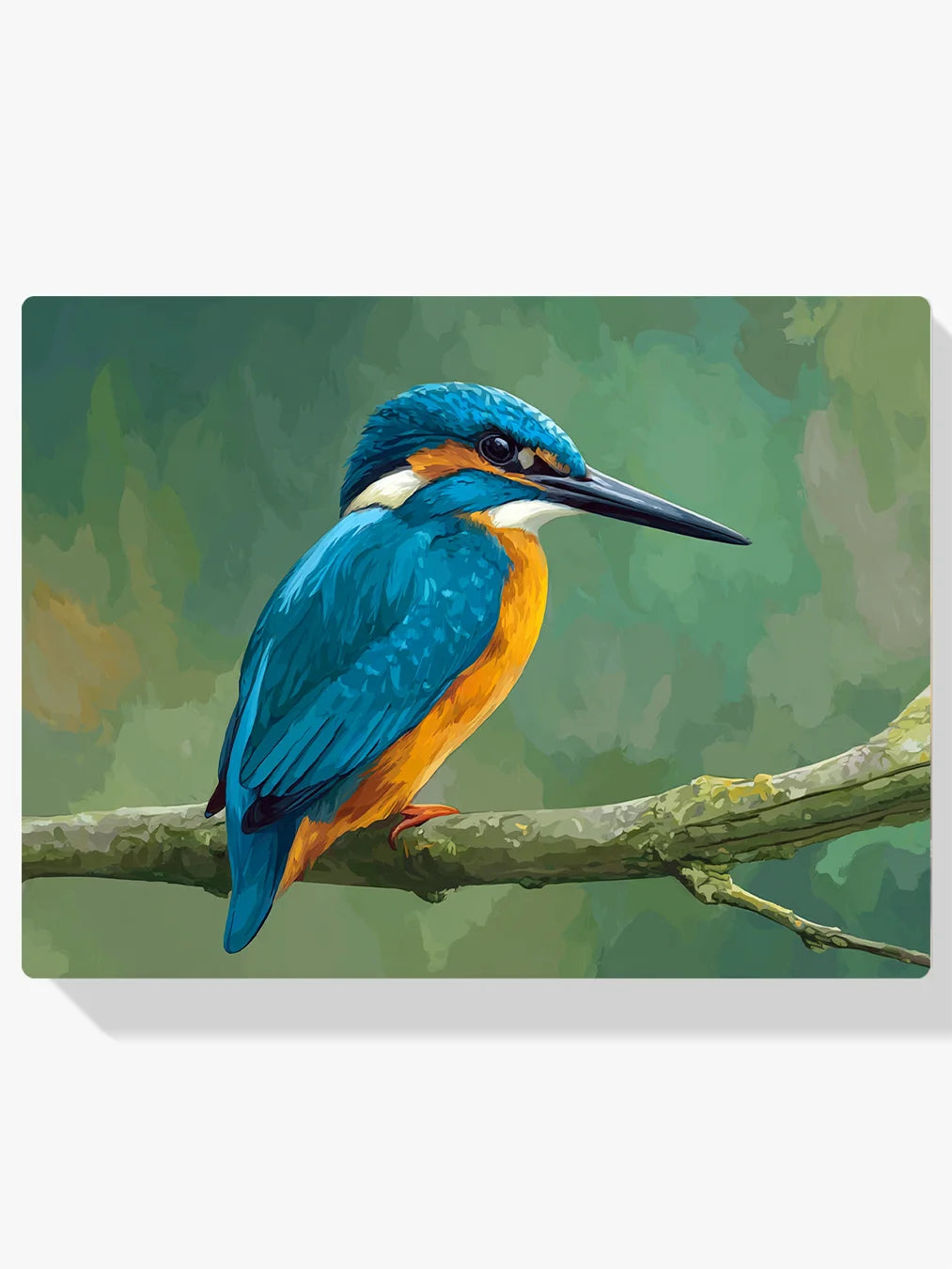 Diamond Painting - IJsvogel op een Lenteochtend
