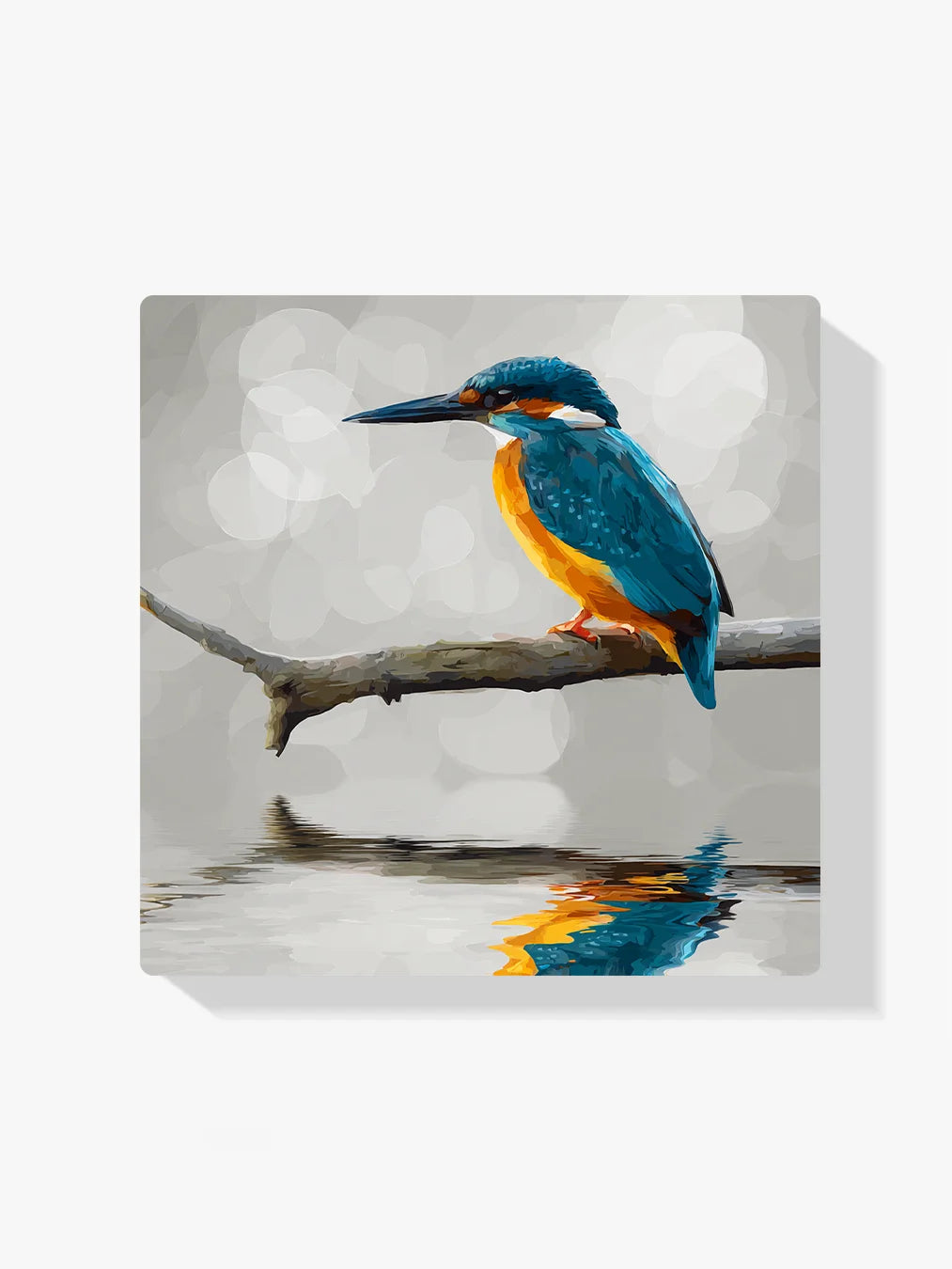 Diamond Painting - IJsvogel – Perfecte Ochtendreflectie
