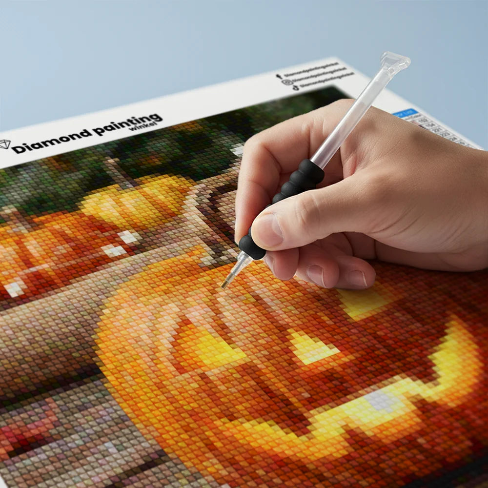Mini Diamond Painting - Mini Jack-O'-Lantaarn