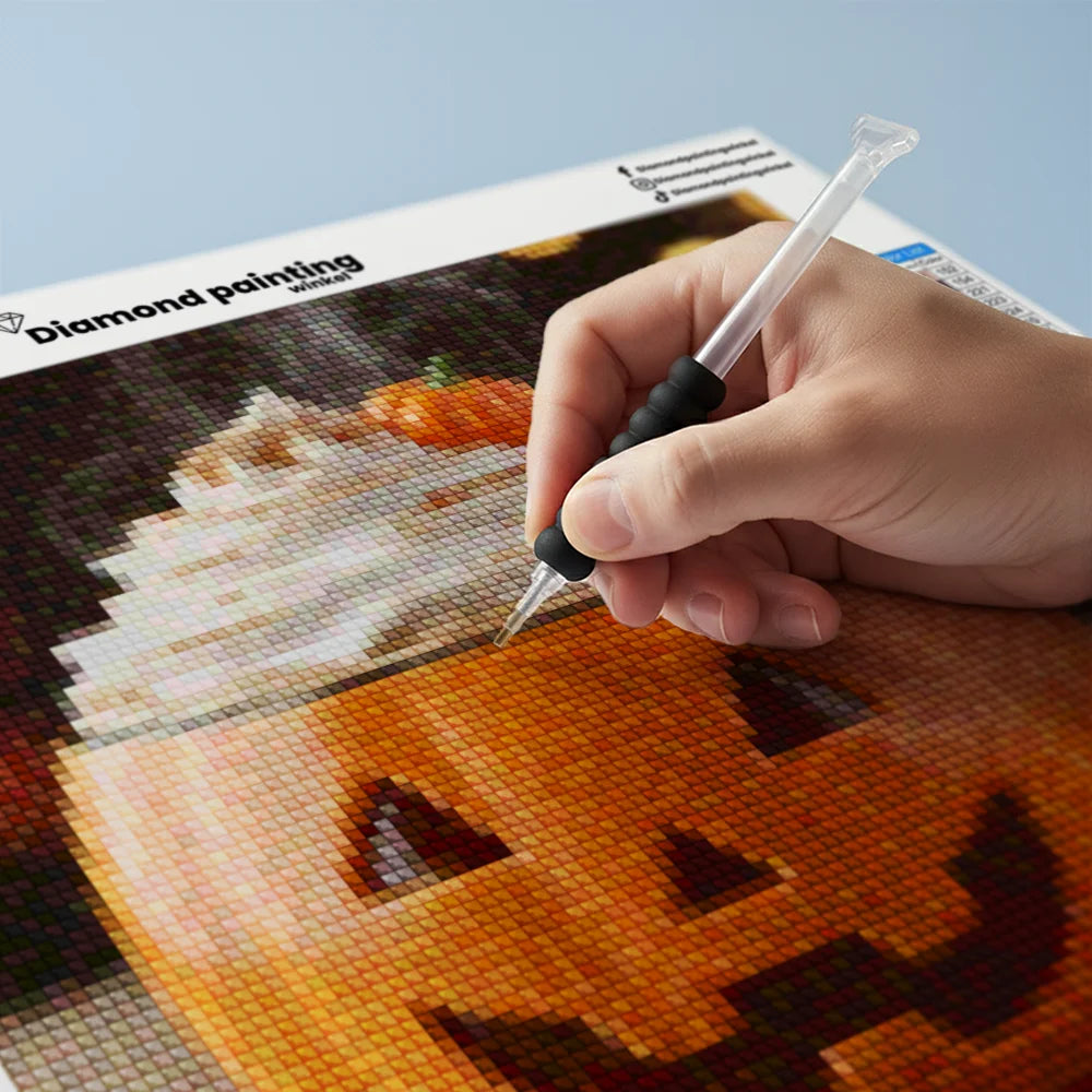 Mini Diamond Painting - Pompoen Latte Beker
