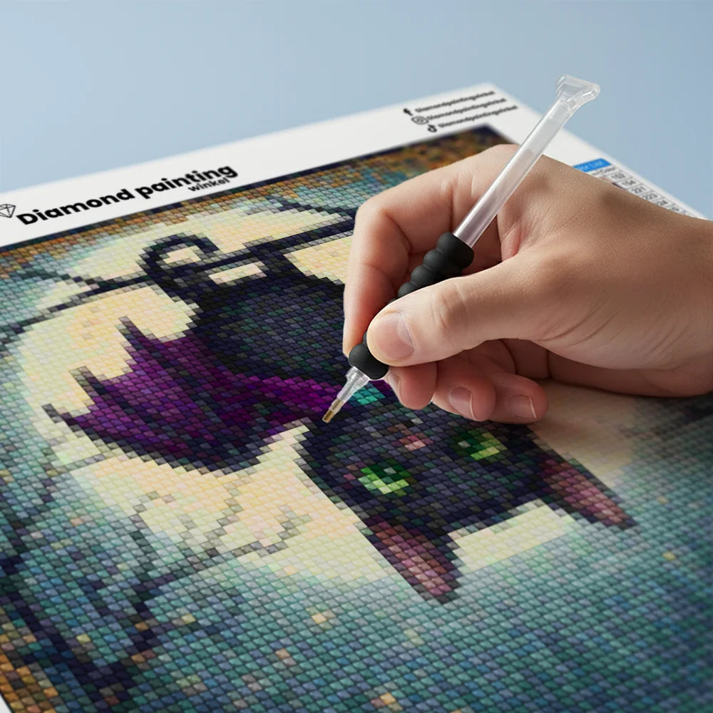 Mini Diamond Painting - Schattige vampiervleermuis