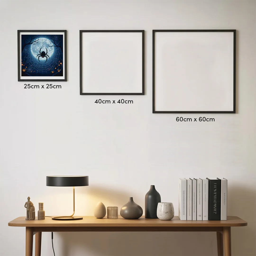 Mini Diamond Painting - Spin in een web