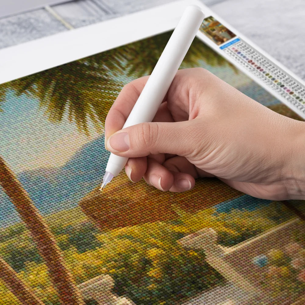 Diamond Painting - Bruisend balkongeluk