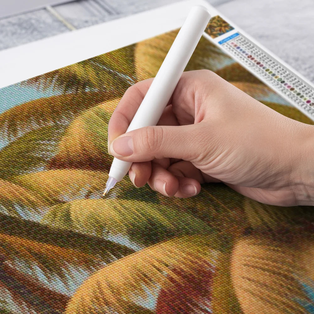 Diamond Painting - Gouden Palmen