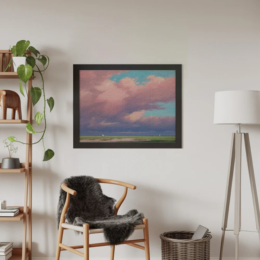 Diamond Painting - Roze luchten