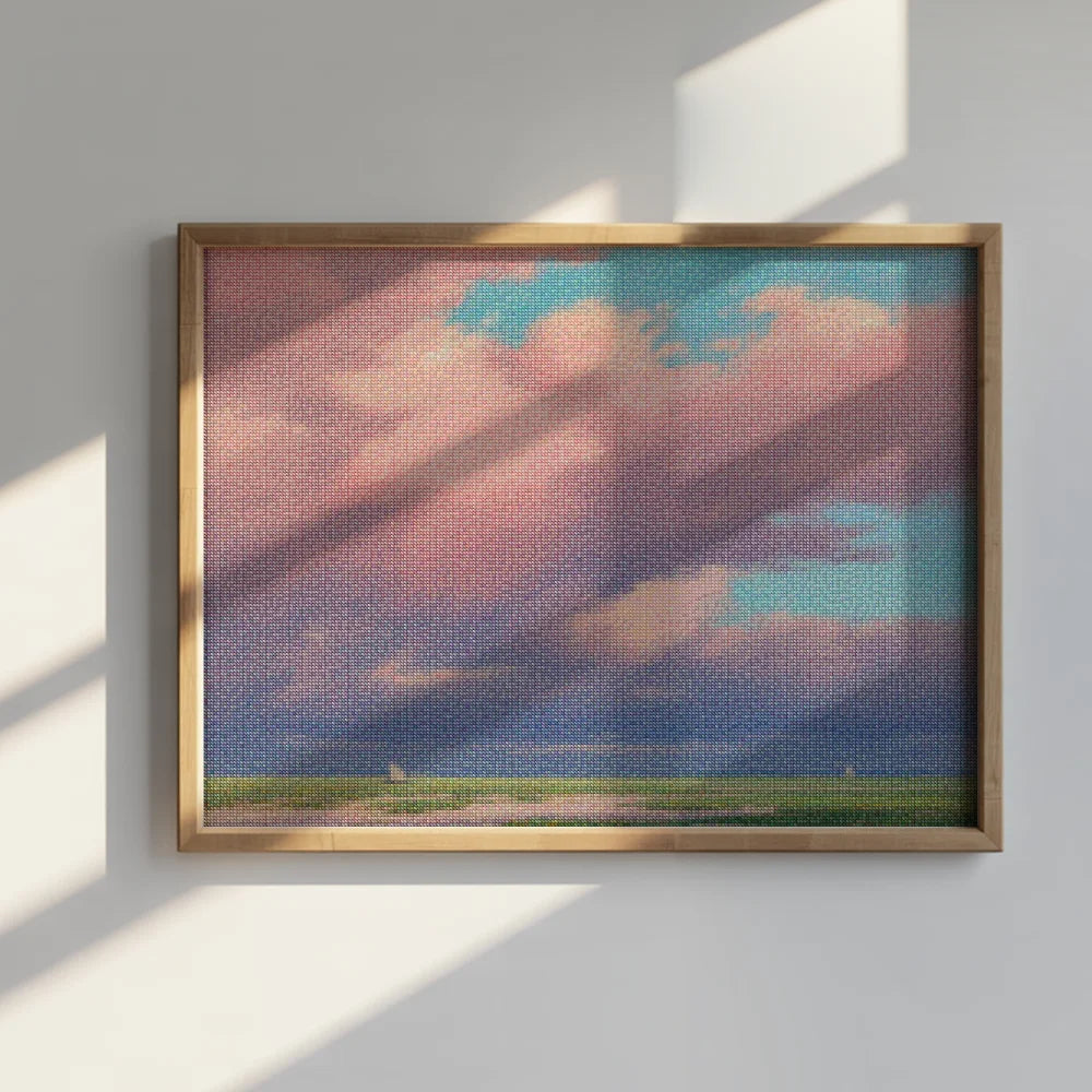 Diamond Painting - Roze luchten