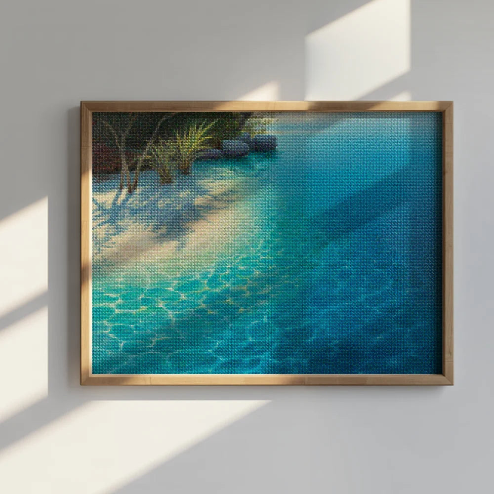 Diamond Painting - Blauwe Lagune