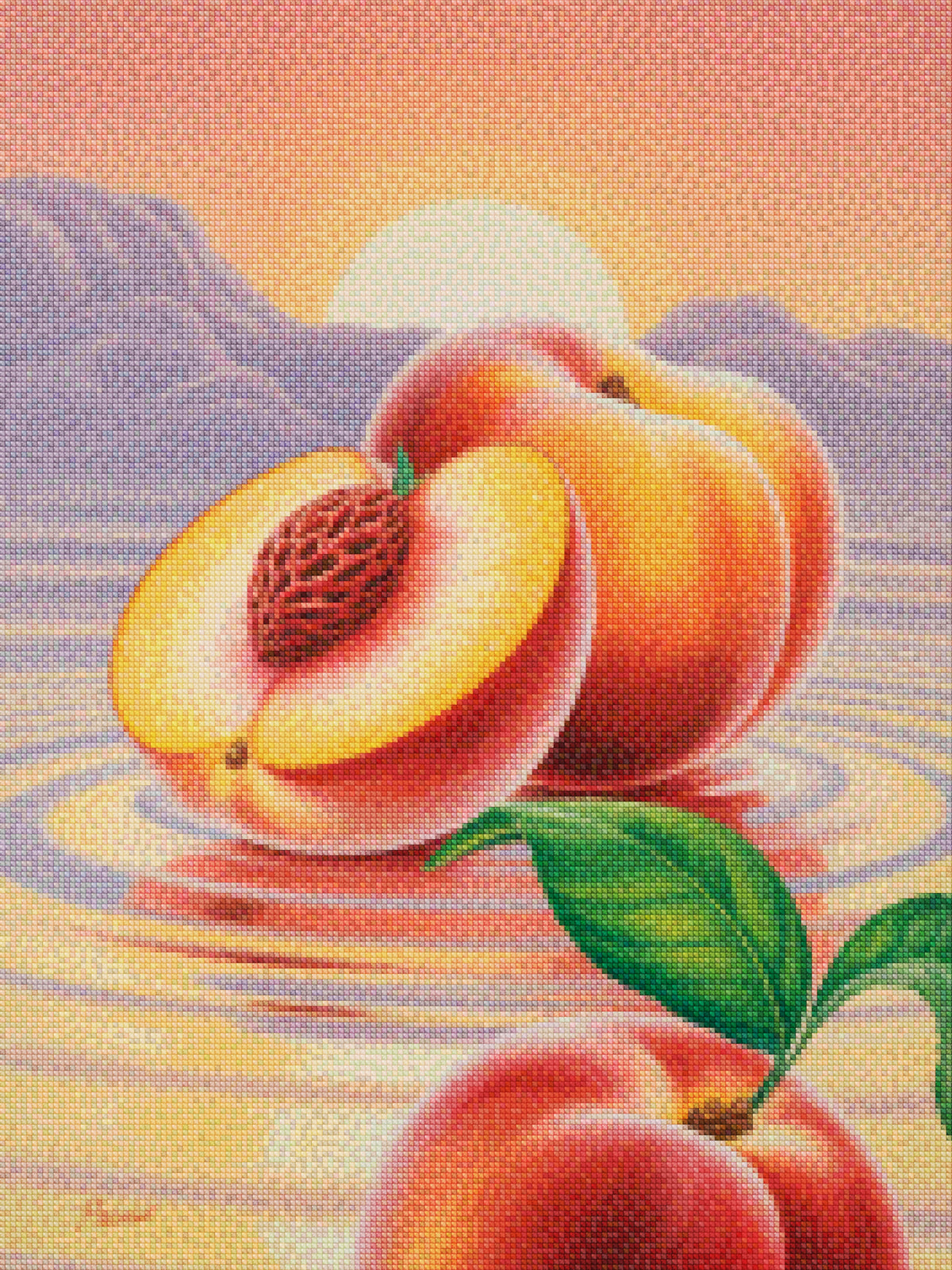 Diamond Painting - Perzik Mirage