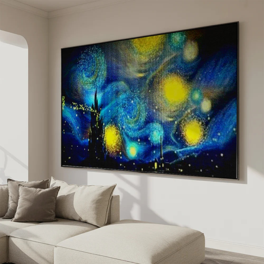 Petersdom nacht Van Gogh Painting | Groot Formaat - SEOS Shop